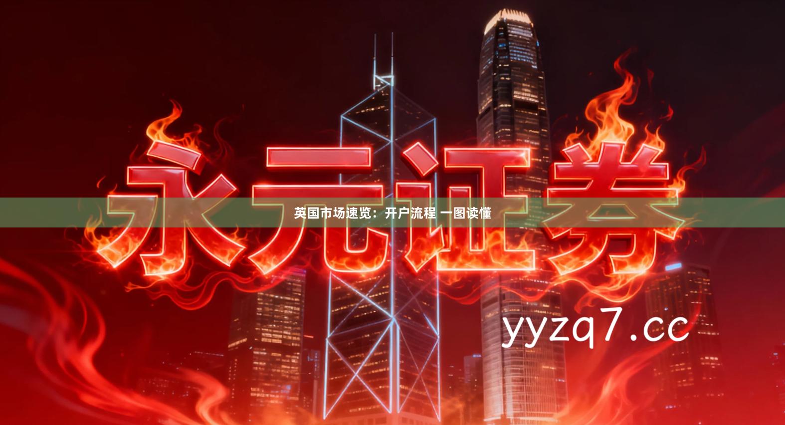 英国市场速览：开户流程 一图读懂